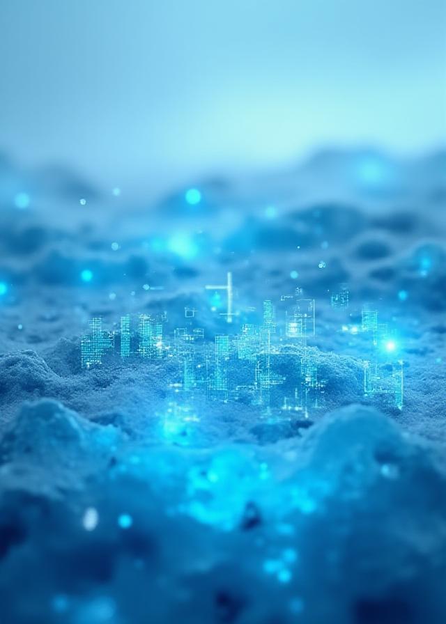 Close up of climate data stream